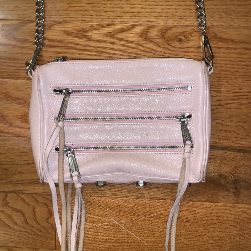 Light Pink Rebecca Minkoff Zip CrossBody
